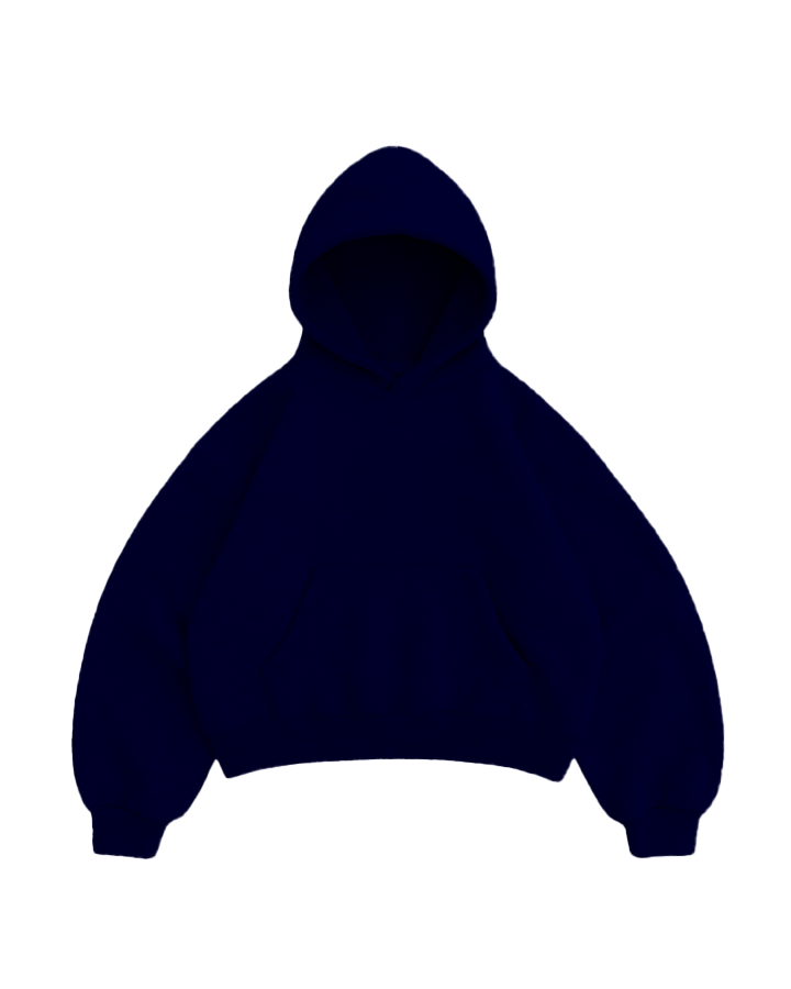 Navy Blue Basics Hoodie