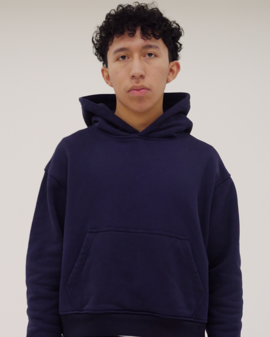 Navy Blue Basics Hoodie