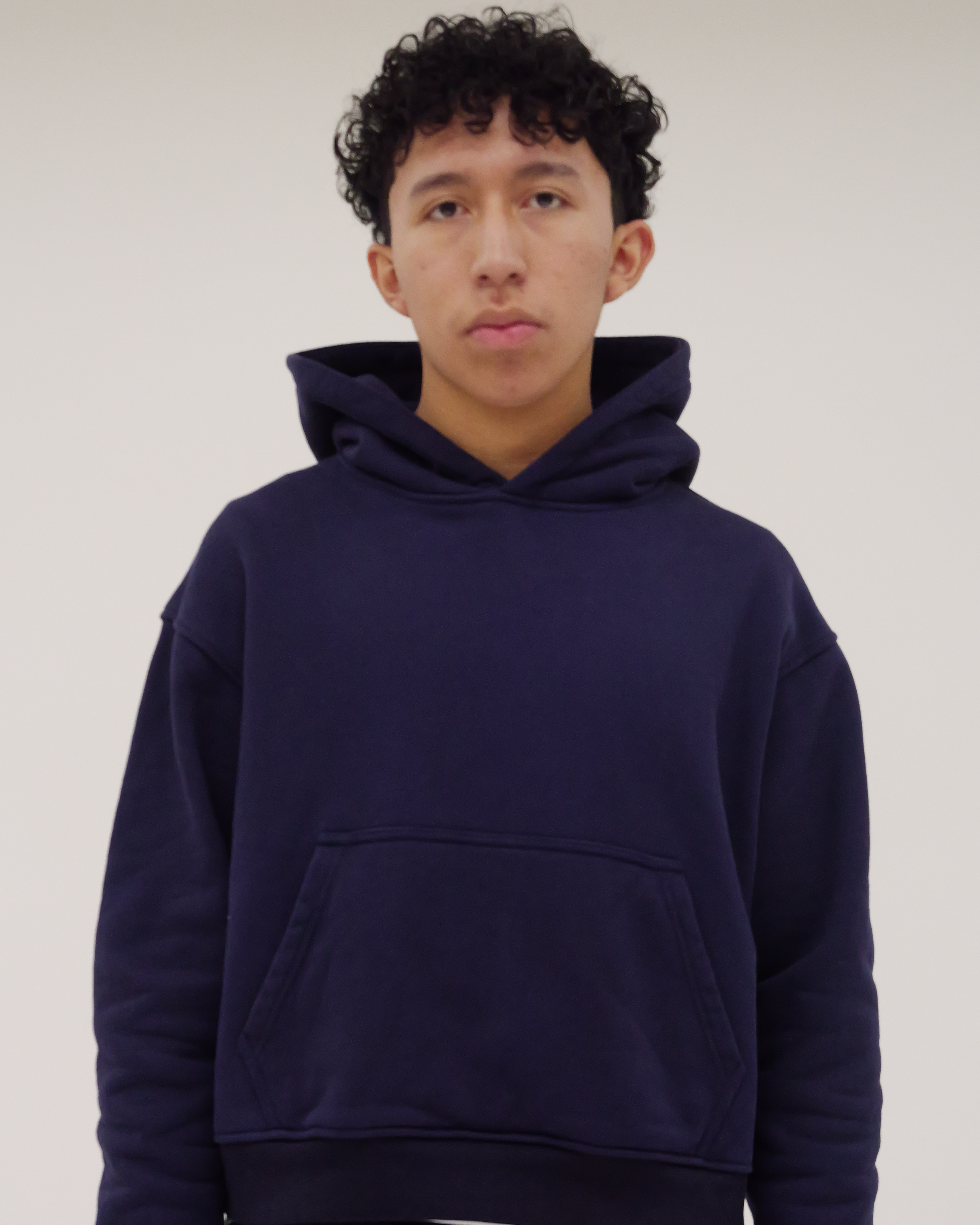 Navy Blue Basics Hoodie