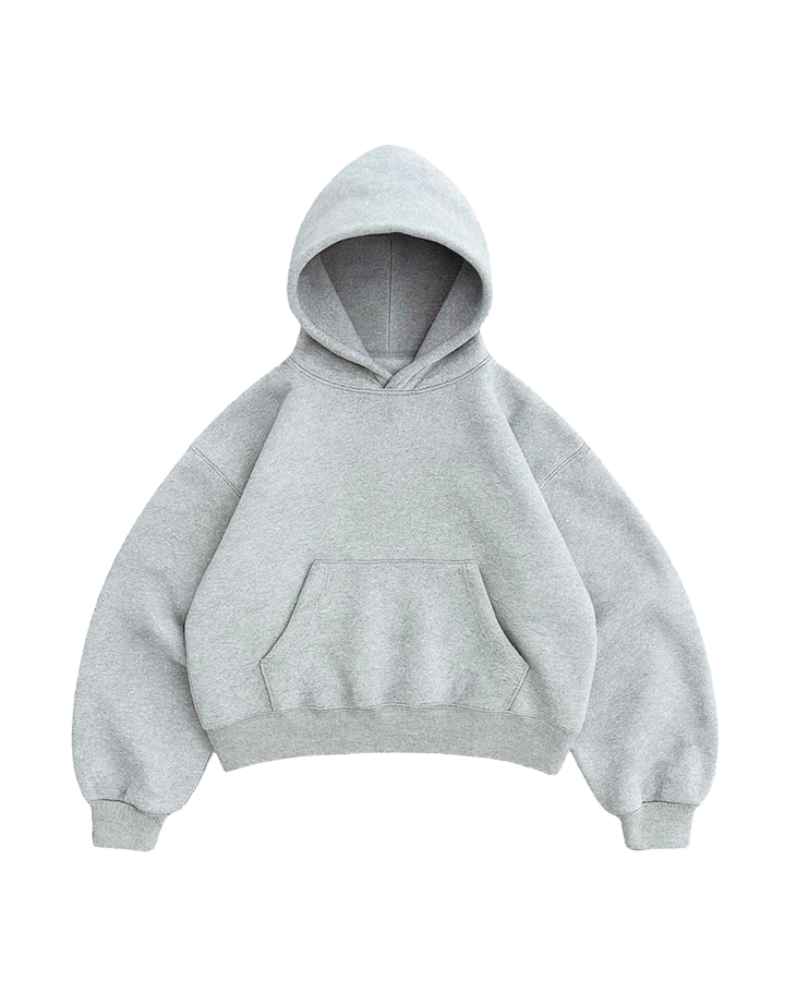 Heather Grey Basic Hoodie