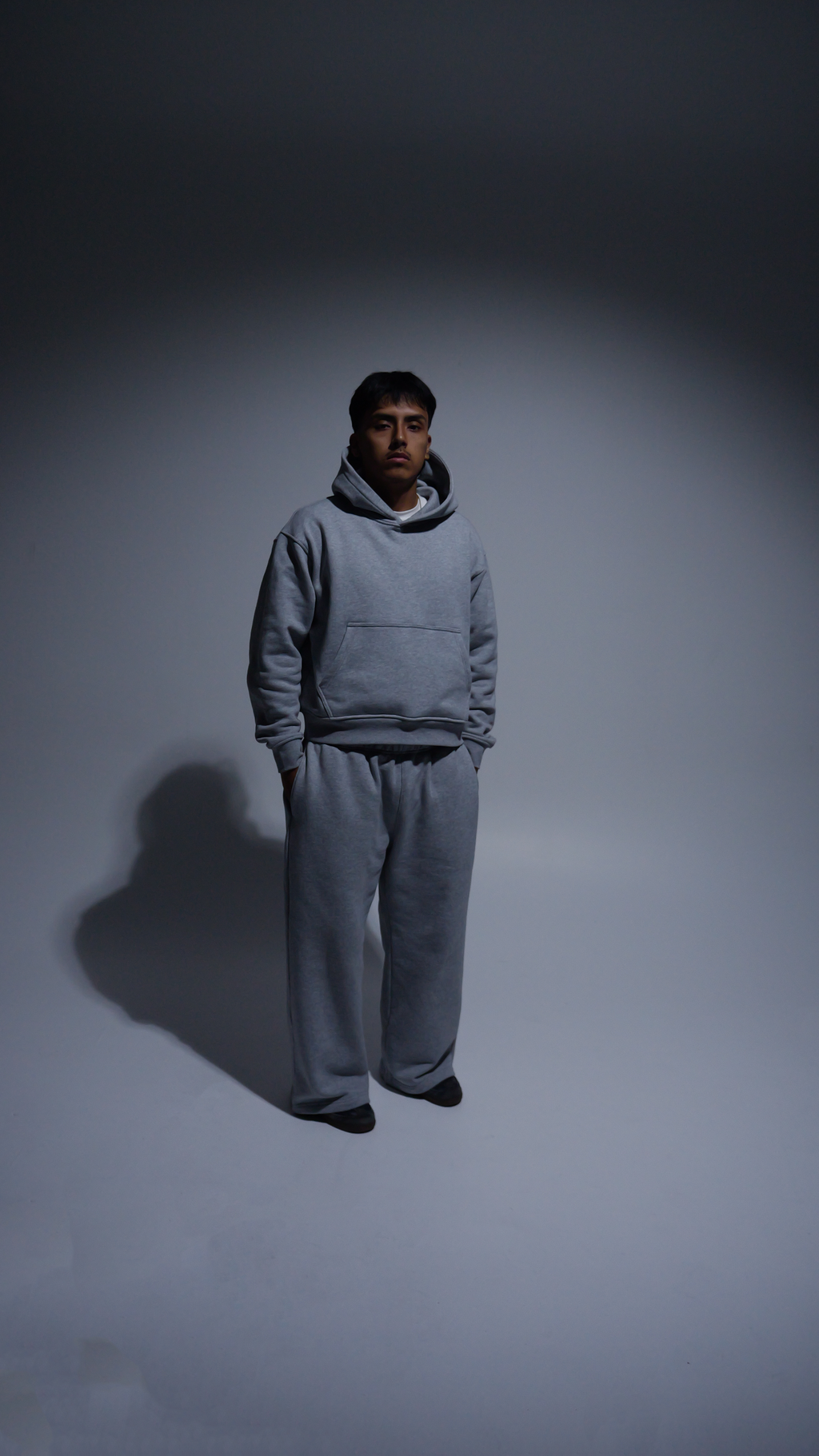 Heather Grey Basic Hoodie